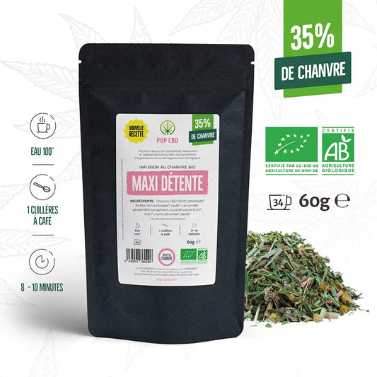 INFUSION CBD BIO : MAXI DETENTE