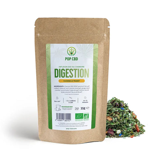POP CBD digestion bio facilite le transit et régularise les troubles de digestion