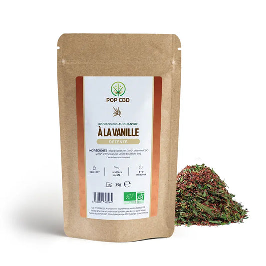 INFUSION CBD BIO : ROOIBOS VANILLE