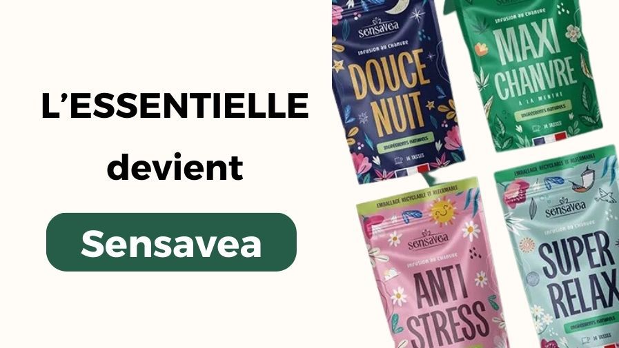 SENSAVEA la nouvelle gamme d’infusions au CBD par POP CBD