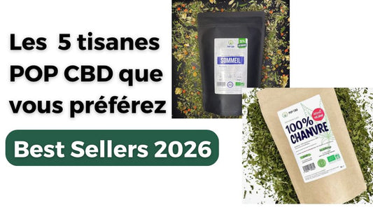 best sellers POP CBD top vente tisane cbd bio