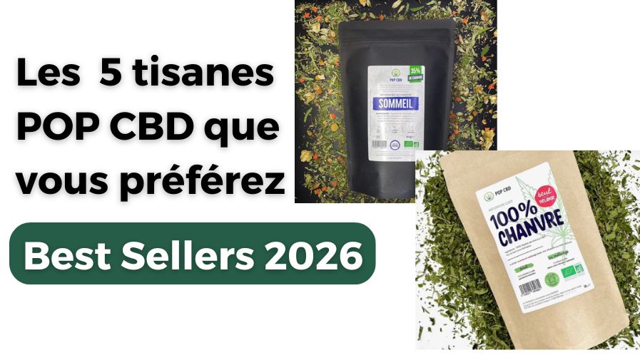 Top 5 de vos tisanes POP CBD préférées : janvier - juin 2026