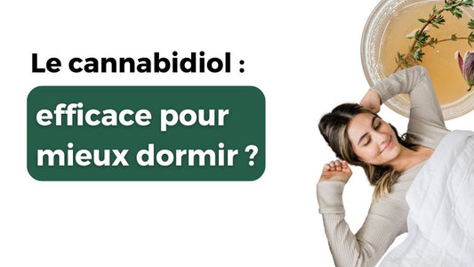 femme qui dort avec du cannabidiol pour dormir