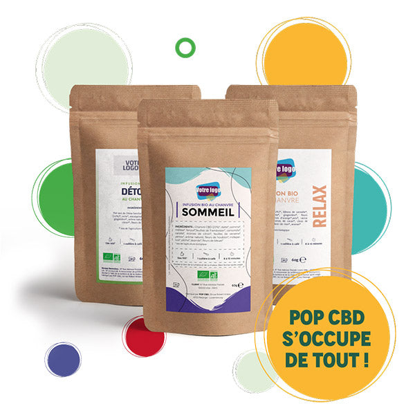 Fournisseur de tisanes CBD en marque blanche