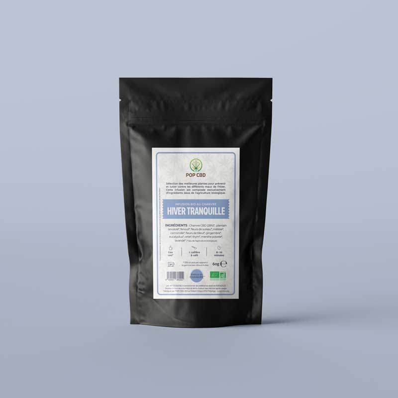INFUSION CBD BIO : HIVER TRANQUILLE (+25% GRATUIT)