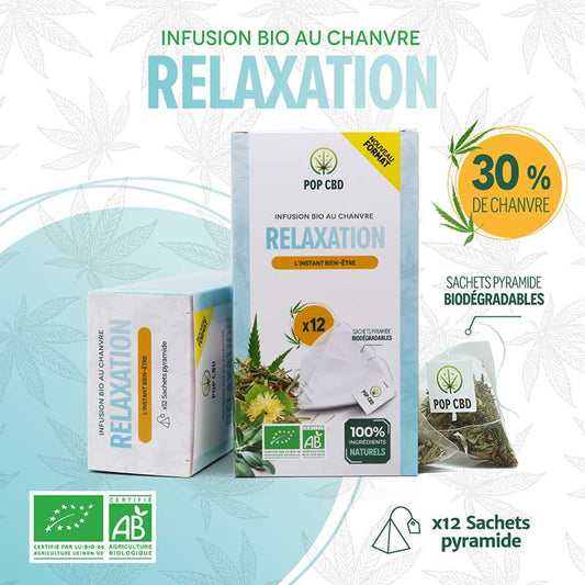 Infusion au chanvre CBD Relaxation