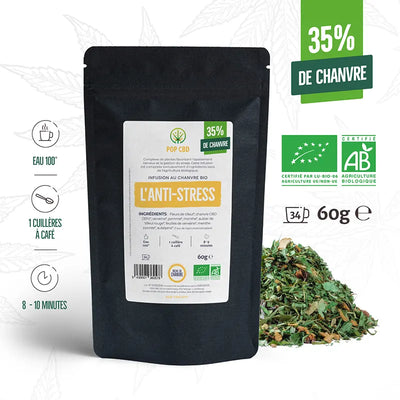 INFUSION CBD BIO : L'ANTI-STRESS