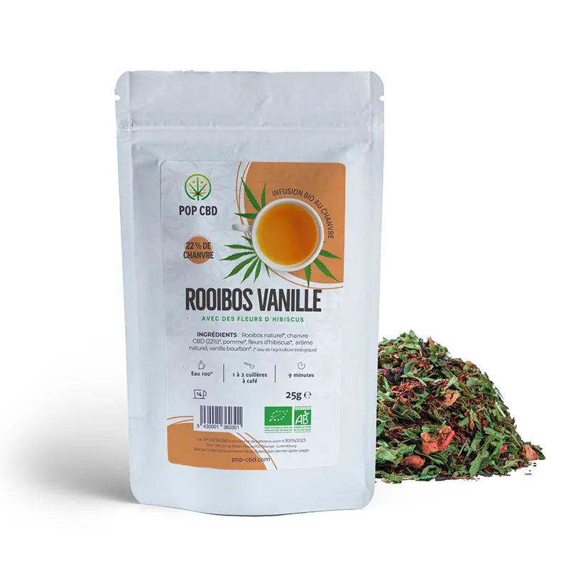 Douce infusion CBD à la vanille pour se détendre
