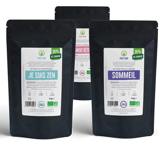 Lot de 3 infusions Création