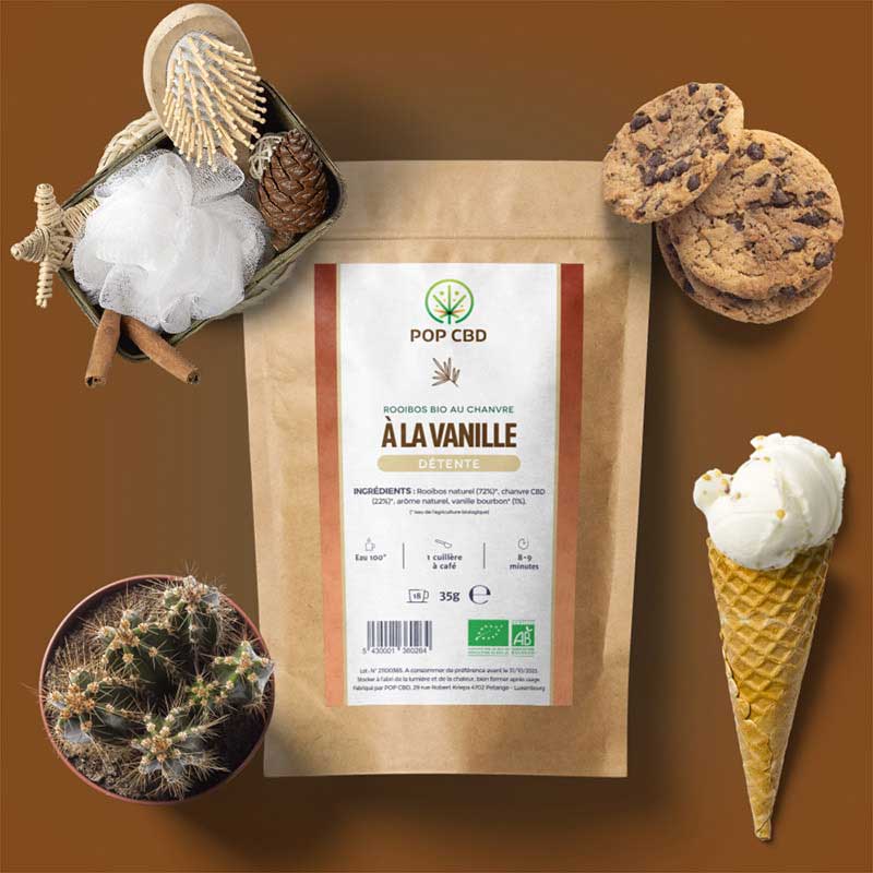 INFUSION CBD BIO : ROOIBOS VANILLE